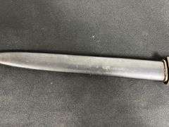 43asw German M1884/98 3rd Version Bayonet w/Steel Scabbard