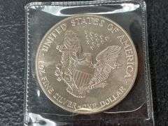 1986 & 1987 $1 American Silver Eagle
