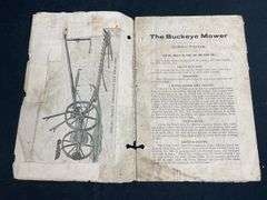1906 Aultman & Miller Co. Buckeye Mower Manual