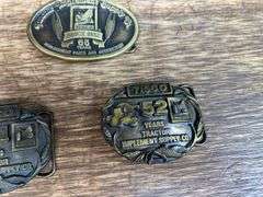 (5) TISCO Belt Buckles