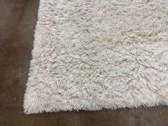 White Thick Decorative Rug