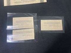 Lot of Early German Bank Notes