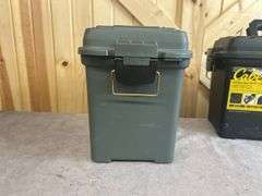 3 Cabela's Hard Plastic Ammo Box & Tray Combo