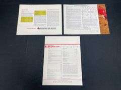 (3) IH Tractor Sales Literature