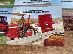 (12) IH Implement Sales Literature