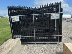 Metal Farm Driveway Gate  7 X 20 Ft 2 Pieces