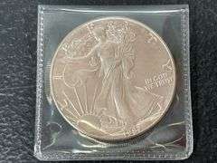 1986 & 1987 $1 American Silver Eagle