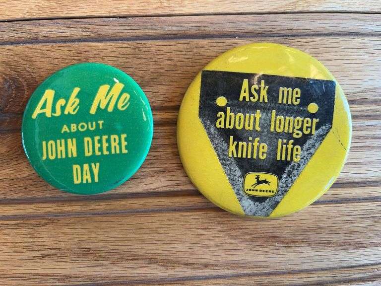 (2) John Deere Buttons image