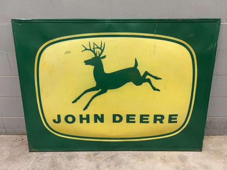 John Deere Single Sided Sign image