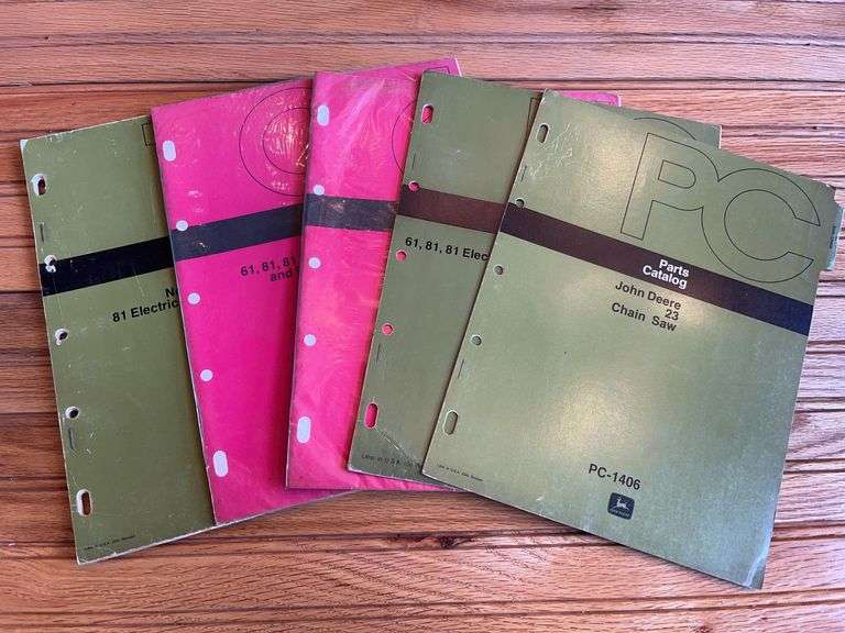 (5) John Deere Chain Saw Manuals image
