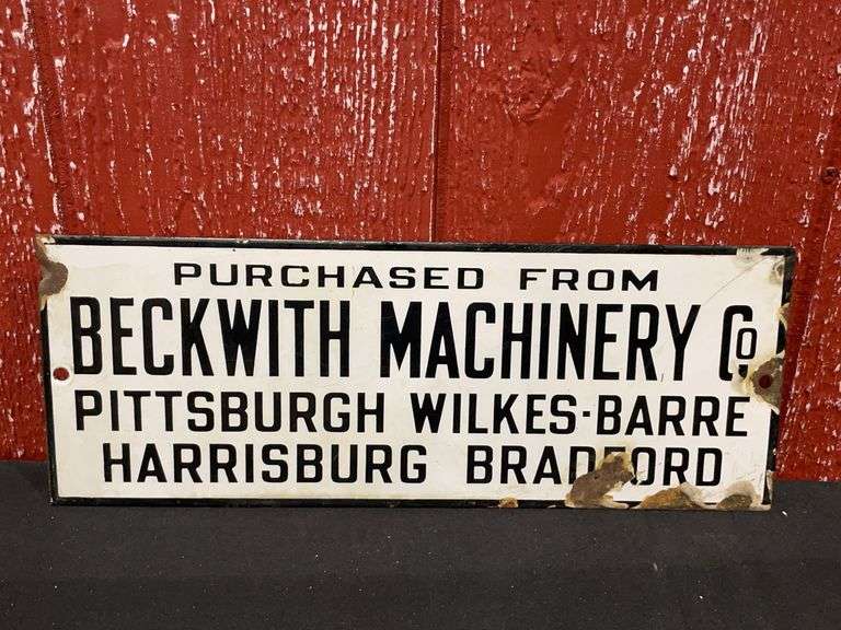 Beckwith Machinery Co. SSP Sign image