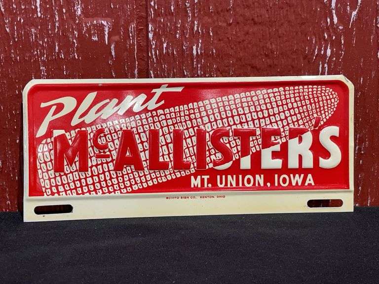 Plant McAllister's License Plate Topper image