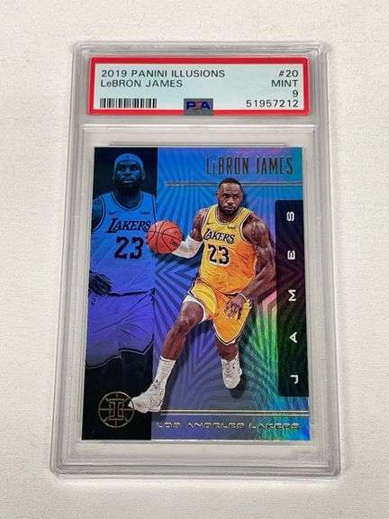 2019 Panini Illusions #20 LeBron James Graded PSA 9 image