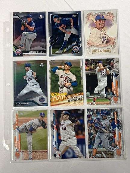 (18) New York Mets Stars Baseball Cards image