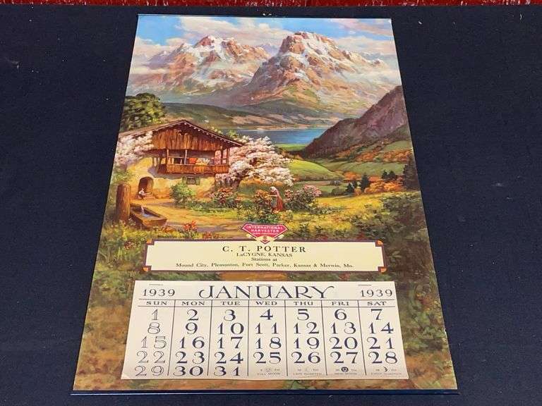 1939 IHC Calendar image