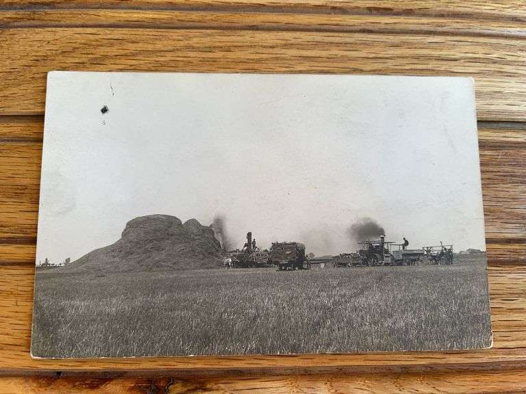Steam Engine Photo Postcard image