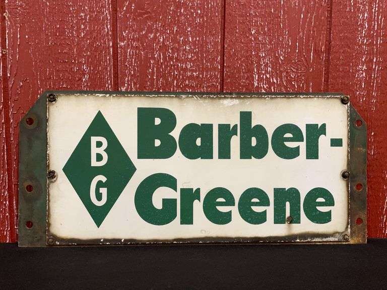 Barber-Green SSP Sign image
