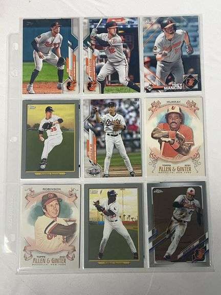 (18) Baltimore Orioles Stars Baseball Cards image