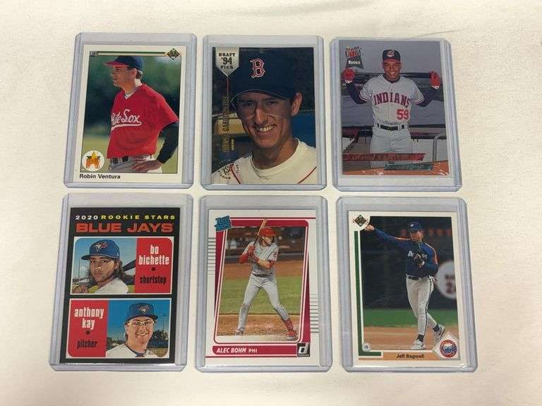 (6) Baseball Star ROOKIE Cards image