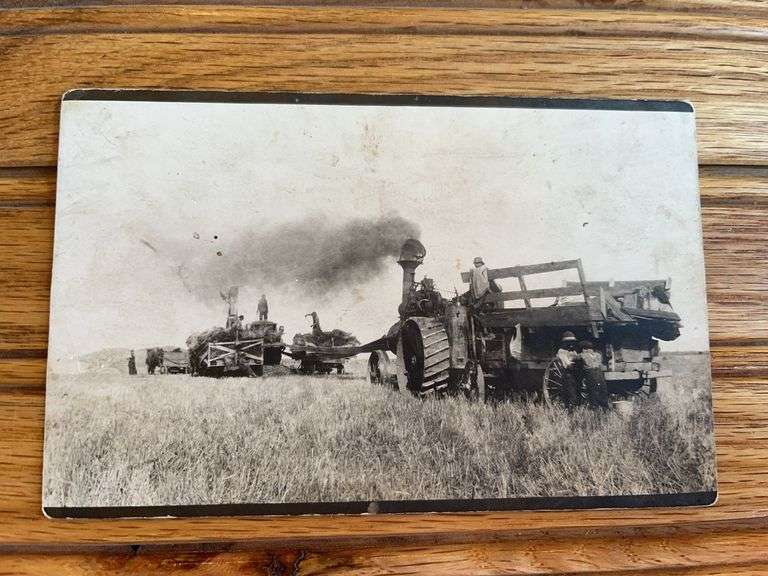 Steam Engine Photo Postcard image