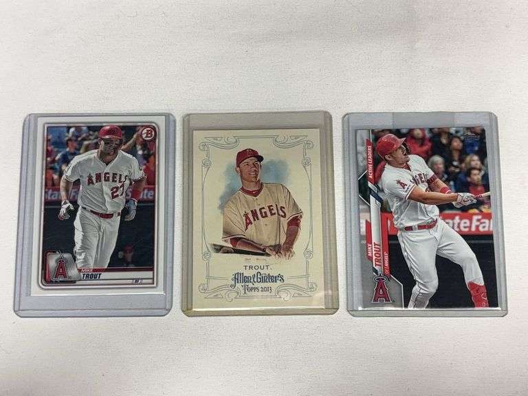 (3) Topps Mike Trout MLB Cards image