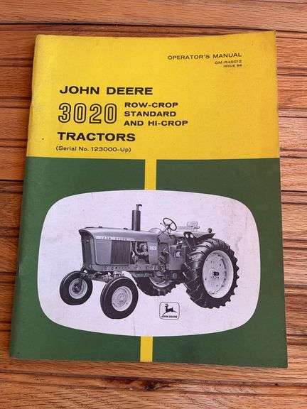 John Deere 3020 Tractor Operator's Manual image