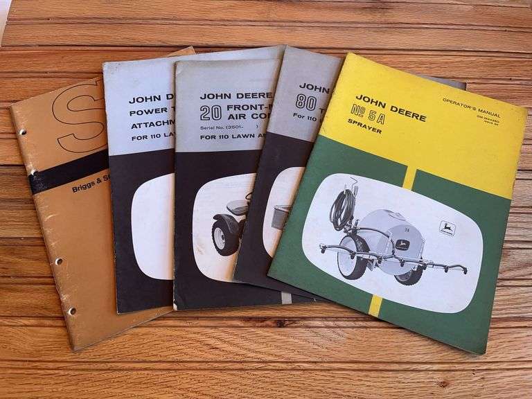 (5) John Deere L&G Manuals image
