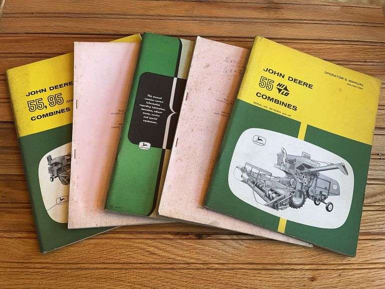 (5) John Deere Combine Manuals image