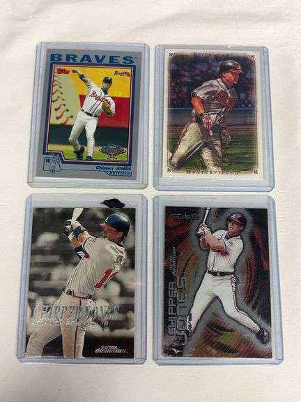 (4) Chipper Jones MLB Cards image