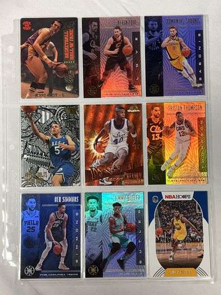 (9) Basketball HOFers & Stars Cards image
