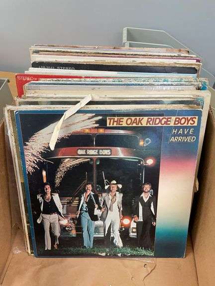 Large Lot of Country, Christmas, & Other Vinyl image
