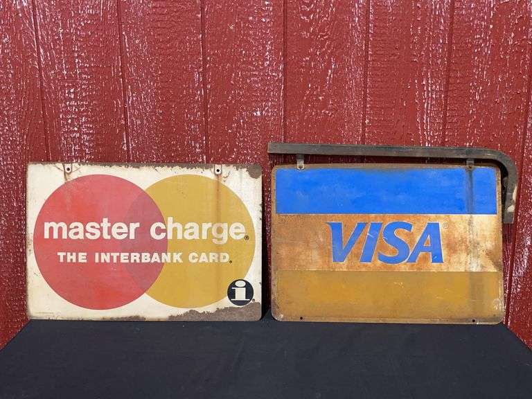 (2) VISA + Mastercard DST Signs image
