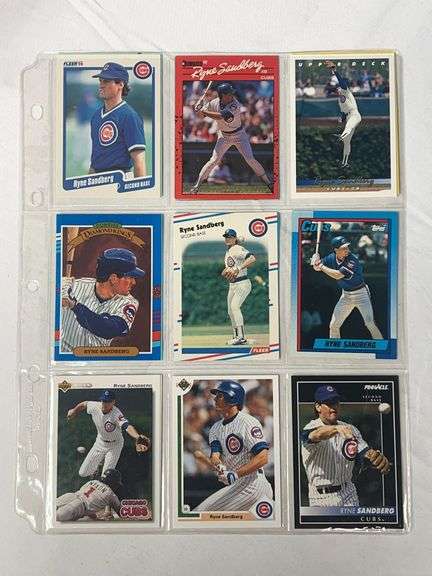 (15) Ryne Sandberg Baseball Cards image