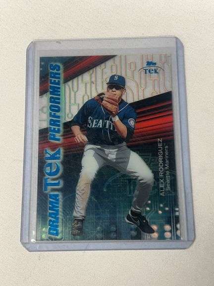 2000 Topps Tek #DP7 Alex Rodriguez Performers INSERT image