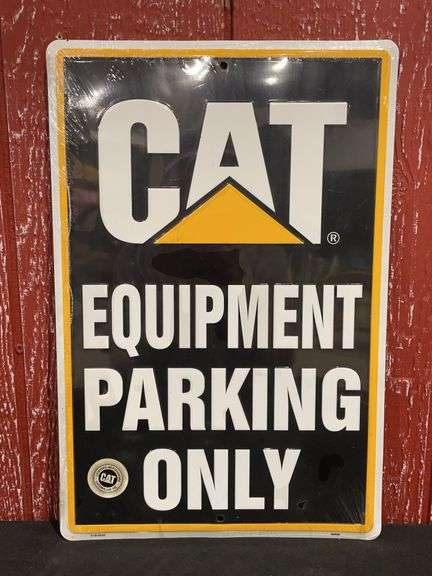 CAT Equipment Parking Only SST Sign image