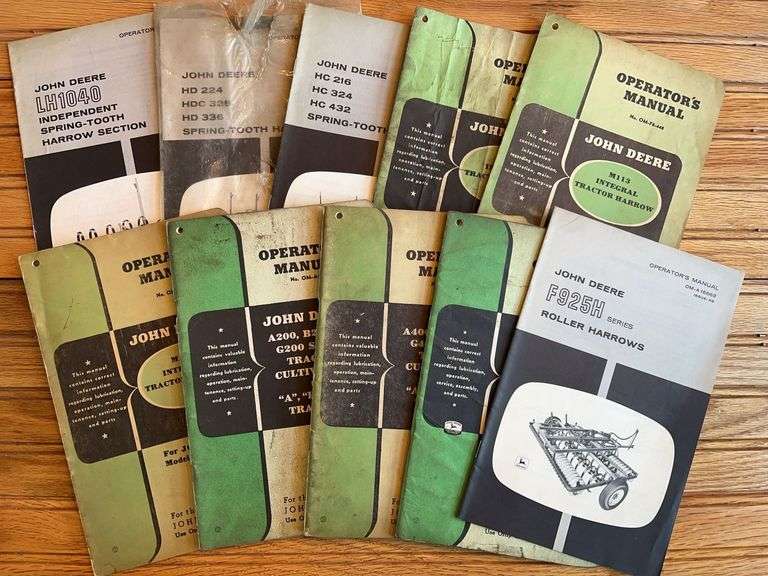 (10) John Deere Implement Manuals image