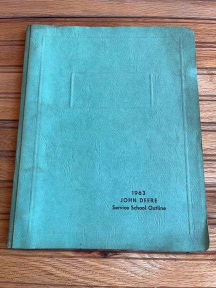 1963 John Deere Service School Outline image