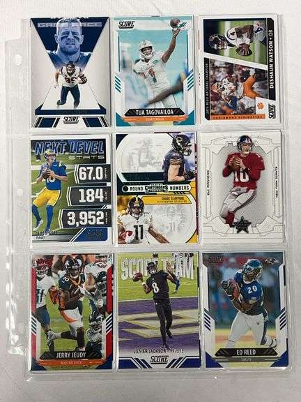 (18) Football HOFers & Stars Cards image