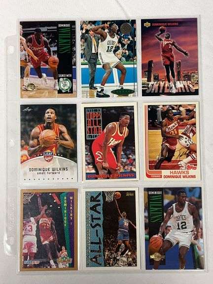 (10) Dominique Wilkins Basketball Cards image