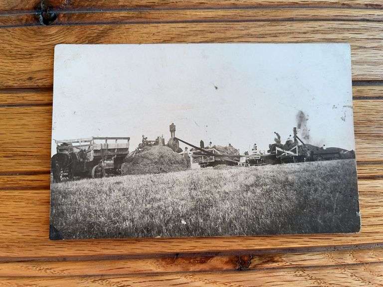 Steam Engine Photo Postcard image