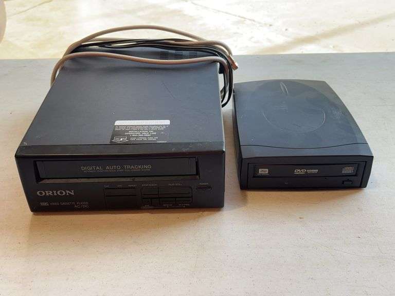 (2) Orion VCR Player & RW DVD Player image