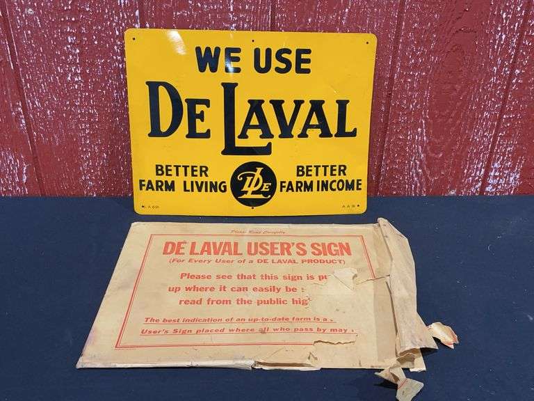 We Use De Laval SST Sign image