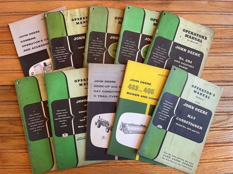 (10) John Deere Implement Manuals image