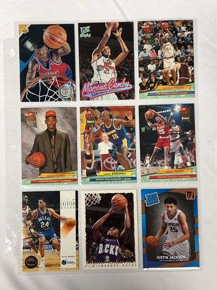 (9) NBA ROOKIES Cards image