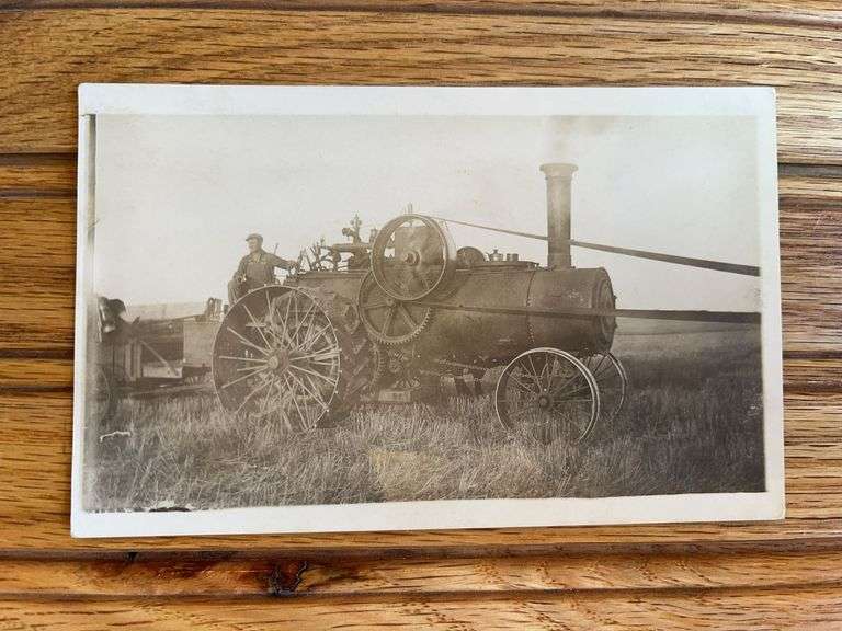 Steam Engine Photo Postcard image