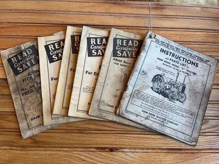 (6) John Deere Manuals image