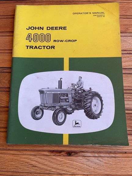 John Deere 4000 Tractor Operator's Manual image