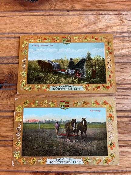 (2) Canadian Homestead Life Postcards image