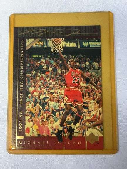 1994 Upper Deck #43 Michael Jordan Heroes INSERT image