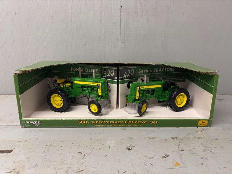 1/16 John Deere Model 320 and 420 50th Anniversary Collector Set Ertl image